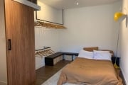 Incrível apartamento de um dormitório totalmente mobiliado no bairro Carvoeira!