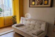 Apartamento Santa Cecília, 56m², mobiliado, 1 dormitório com 1 vaga.