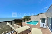 Cobertura com Piscina e Vista para o Mar, com 3 quartos (1 suíte) à venda, 186 m² por R$ 1.950.000 - Enseada - Guarujá/SP - Imobiliária Mercuri