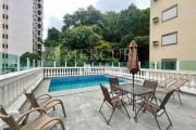 Cobertura Penthouse Reformada à Venda no Guarujá – Praia das Pitangueiras, 3 Quartos e Terraço com Piscina