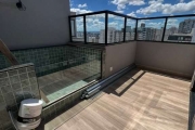 => Cobertura com Piscina - Área Gourmet - 90 m² - Campestre - Santo André/SP