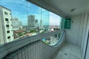 Apartamento semi-mobiliado com 1 dormitório à venda no bairro Guilhermina na Praia Grande/SP