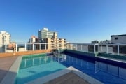 Apartamento com vista mar, varanda gourmet com 1 dormitórios no bairro Guilhermina na Praia Grande SP