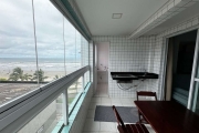 Apartamento mobilia e vista mar com 2 dormitórios à venda, 76 m² por R$ 525.000 - Real - Praia Grande/SP