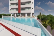 Apartamento vista mar com 2 dormitórios à venda, 71 m² por R$ 460.000 - Caiçara - Praia Grande/SP