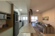 Apartamento mobiliado com 2 dormitórios à venda no bairro Guilhermina - Praia Grande/SP