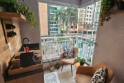 Apartamento à venda *MOBILIADO*, com 65m², 2 dorms, 1 suíte, 1 vaga, Campestre - Santo André/SP