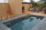 Terraço com piscina, área gourmet com churrasqueira,, semi mobiliado e 3 quartos à venda na Agronômica.