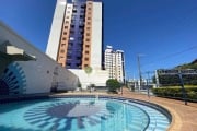 Frente Mar no bairro Estreito! Apartamento com 2 quartos, sacada com churrasqueira e 1 vaga de garagem.