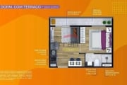 Apartamento venda Santa Cecilia, 26 metros, próximo metrô