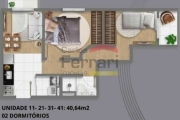 Apartamento 40m² Perdizes 2 dormitórios sacada sem vaga Salão de Festa Coworking FirePlace Playgroud