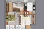 Apartamento Garden 68m² Perdizes 2 dormitórios sem vaga Salão de Festa Coworking FirePlace Playgroud