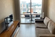 Apartamento duplex mobiliado 1 dormitório e 1 vaga demarcada