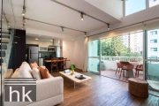 Loft com 1 dormitório à venda, 74 m² por R$ 1.850.000,00 - Moema - São Paulo/SP