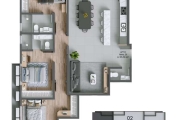 Venda | Apartamento 3 suítes + 2 vagas