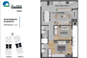 Venda | Carianos | Apartamento 2 quartos (1 suíte)