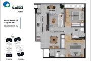 Venda | Carianos | Apartamento 2 quartos (1 suíte)