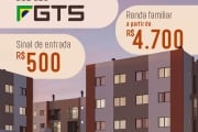 NA PLANTA- 100% FINANCIADO - APTO 2 QUARTOS EM PINHAIS