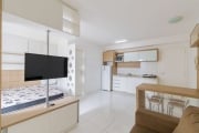 Apartamento 1 dormitório para alugar, 34 m² por R$ 2.300/mês + taxas- mobiliado, sacada, aceita PET - Centro - Curitiba/PR