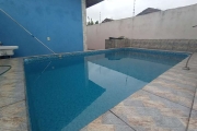 Casa com piscina em Itanhaém, Nossa Senhora do Sion, 2 dormitórios, 1 banheiro, 8 vagas