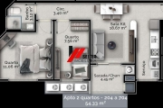 Apartamento com 2 dormitórios a venda próximo a UFSC Florianópolis