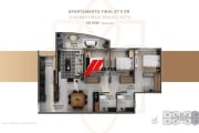 Amplo apartamento de 3 dormitórios no Jardim do Oriente