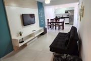 Apartamento no Canto do Forte totalmente mobiliado com 2 quartos