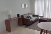 Apartamento de 1 dormitório 57m²  frente mar na Ponta da Praia