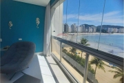 Apto à venda com 3 dorm, 2 suites, 2 vagas, frente total para a praia das Astúrias, Guarujá - SP