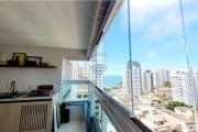 Vende-se apartamento-Guarujá- 2 dormitórios sendo 1 suíte-escritório-cozinha americana-2 vagas de garagem.