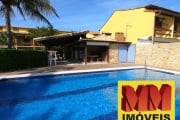 Linda Casa Tríplex, em Condomínio com Canal Navegável Cabo Frio