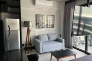 Studio mobiliado e equipado, 42 m2, 1 suíte e 1 vaga, para venda ou locação, Vila Olímpia.