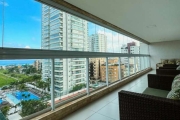 Ventura Guarujá, apartamento à venda com varanda Goumert.