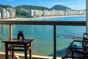 Apartamento frente ao mar a venda na praia das Asturias em Guarujá.