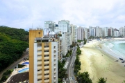 Apartamento em prédio frente ao mar na praia da Astúrias Guarujá