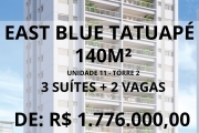 Apartamento de 140m² com 4 Quartos e Suíte no Tatuapé – Pronto para Morar! Preço Reduzido e Flexibilidade de Pagamento! Últimas Unidades, Não Perca!