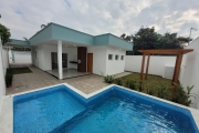 CASA NOVA NA PRAIA COM PISCINA E A 100 METROS DA PRAIA