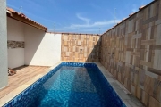 LINDA CASA DE ALTO PADRÃO NA PRAIA COM PISCINA E CHURRASQUEIRA