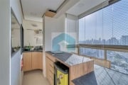 Apartamento Brooklin 3 suítes com varanda gourmet, 3 vagas + deposito com lazer 147 m²