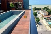 Vendo Apartamento, Porteira Fechada, Vista Mar, com 02 suítes no bairro Cabo Branco em João Pessoa