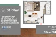 Studio com 1 dormitório à venda, 31 m² por R$ 391.506,80 - Ingleses do Rio Vermelho - Florianópolis/SC