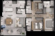 Apartamento com 3 dormitórios à venda, 128 m² por R$ 2.035.000,00 - Cacupé - Florianópolis/SC