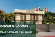 Sobrado à venda, 74 m² por R$ 440.000,00 - Areias - São José/SC