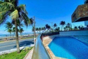 Apartamento FRENTE ao mar,  58 m² por R$ 310.000 - Mirim - Praia Grande/SP