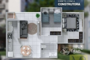 Apartamento com 2 dormitórios à venda, 57 m² por R$ 383.000,00 - São Cristóvão - Barra Velha/SC