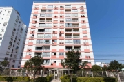 Excelente apartamento 01 dormitório, living 02 ambientes com sacada integrada, cozinha, área de serviço, prédio com portaria 24h.