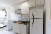 Excelente apartamento, 03 dormitórios, semi mobiliado, camas, armários, sofa, rack da tv, cozinha completa, armários, geladeira, máquina de lavar roupa,  sendo 1 suíte, planta muito bem distribuída. C