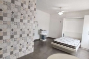 Lindo apartamento JKsão, semimobiliado completamente reformado, em prédio com elevador.&lt;BR&gt;Com ar condicionado SPLIT,  cama de casal retrátil com colchão, armários, ventilador de teto, banheiro 