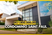 Casa com 3 dormitórios à venda, 225 m² por R$ 1.800.000,00 - Cond Resid Saint Paul - Itu/SP