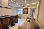 Apartamento com 1 dormitório à venda, 35 m² - Centro - São Vicente/SP